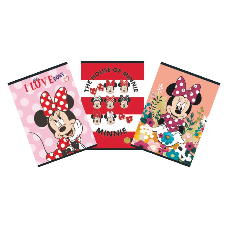 Caiet A5, tip1, 24file, Minnie Mouse 24file