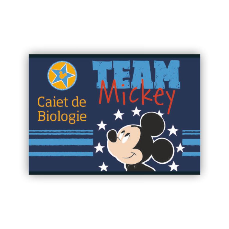 Caiet pentru biologie, 24file, Mickey Mouse Pigna