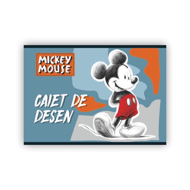 Caiet pentru desen, 16file, Mickey Mouse Pigna imagine 2022 depozituldepapetarie.ro