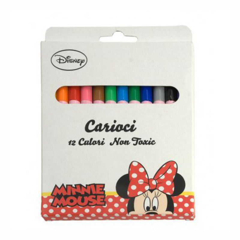 Carioci, 12culori/cutie, Minnie Mouse 12culori/cutie