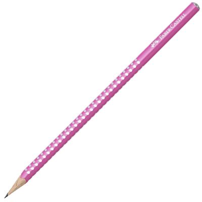 Creion fara guma, Faber-Castell Sparkle, mina B, roz