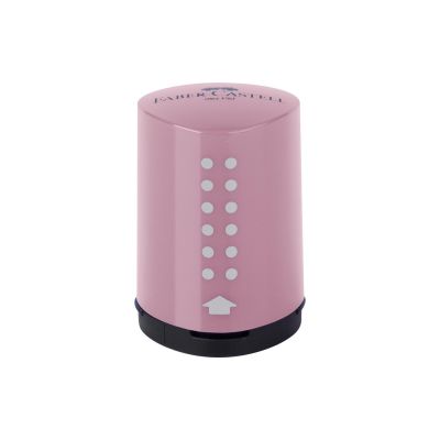Ascutitoare simpla, cu rezervor, Mini Faber-Castell Grip 2001, roz