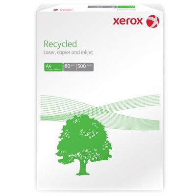 Hartie copiator reciclata, A4 80g/mp, 500coli/top, XEROX Recycled