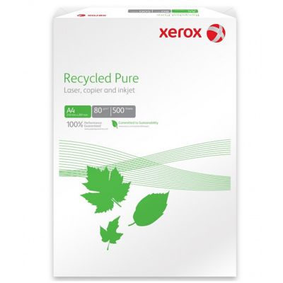 Hartie copiator reciclata, A4 80g/mp, 500coli/top, XEROX Recycled Pure