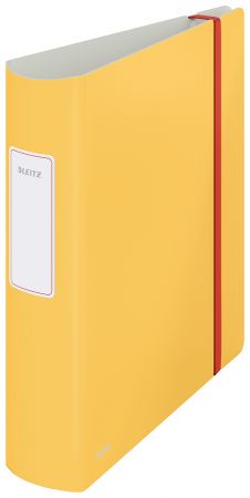 Biblioraft A4, 82mm, polyfoam, Leitz Active Cosy 180°, galben chihlimbar