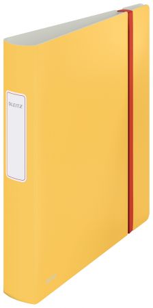 Biblioraft A4, 65mm, polyfoam, Leitz Active Cosy 180°, galben chihlimbar