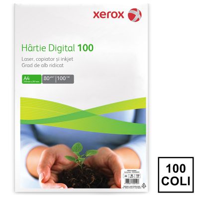 Hartie copiator A4, 80g/mp, 100coli/top, XEROX Digital