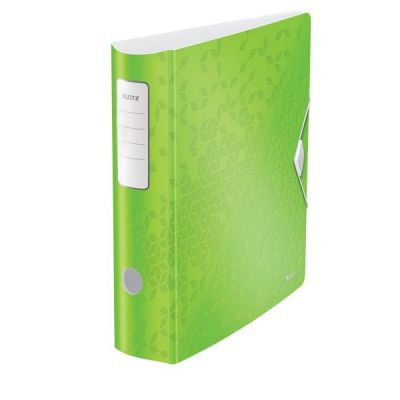Biblioraft A4, 80mm, Leitz 180° Active WOW, verde fresh metalizat