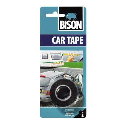 Banda dublu adeziva pentru auto, 1,5m x 19mm, Bison Car Tape