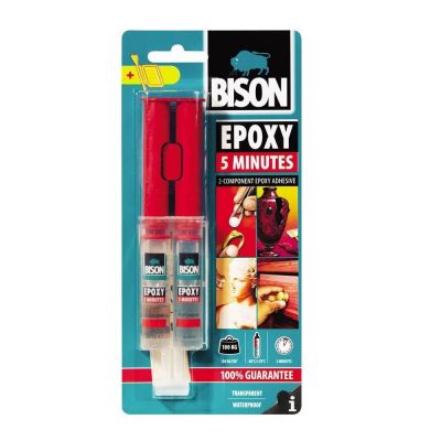 Adeziv bicomponent rapid 2x12ml, Bison Epoxy 5 minute