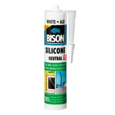 Silicon neutral, 280ml alb, Bison 