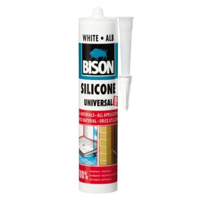Silicon universal alb, 280ml, Bison 