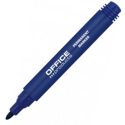 Marker permanent 1-3mm, varf rotund mediu, Office Product, albastru