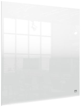 Tabla acrilica, pentru birou sau perete,  45x45 cm, marker inclus, transparent, Nobo
