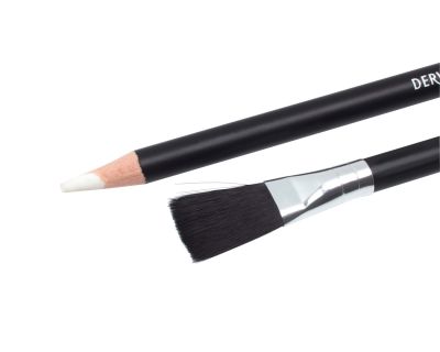 Radiera pentru creion, 2 buc/set, pensula inclusa, pentru evidentierea liniilor in desenele grafit, tip creion, Derwent Professional