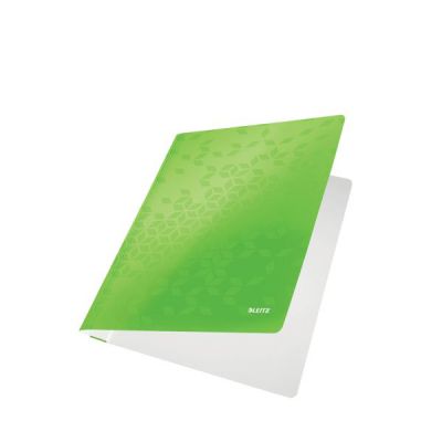 Dosar carton cu sina, 250g/mp, Leitz Wow, verde fresh metalizat
