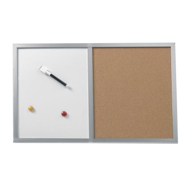 Tabla combi conferinte, whiteboard + panou pluta, 40x60 cm, Herlitz 