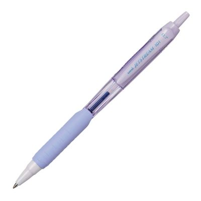 Roller 0.7 mm, Jetstream Style SXN-101 Uni-Ball, lavanda pastel (scriere albastra)