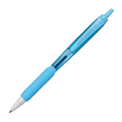 Roller 0.7 mm, Jetstream Style SXN-101 Uni-Ball, aqua blue pastel (scriere albastra)