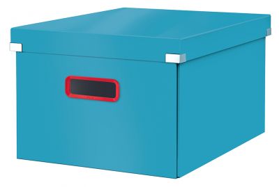 Cutie depozitare pliabila, 28x20x37cm, Click & Store Leitz Cosy, albastru celest