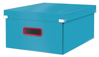 Cutie depozitare pliabila, 36x20x48cm, Click & Store Leitz Cosy, albastru celest