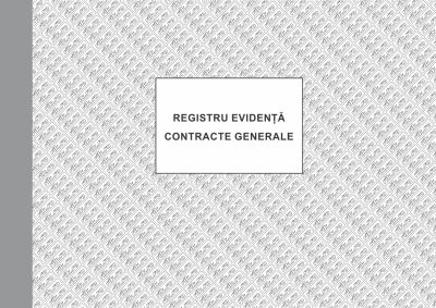 Registru evidenta contracte generale A4 FV carnet 100file coperta mucav