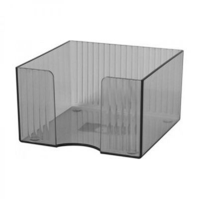 Suport cub din plastic 9x9x4.5cm, Ark, fumuriu