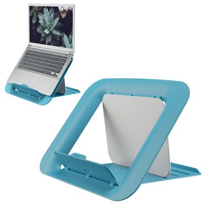 Suport ergonomic pentru laptop, ajustabil, Leitz Cosy, albastru celest