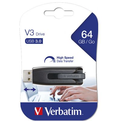 Memorie USB, 64Gb, USB3.0, Verbatim Store n Go V3