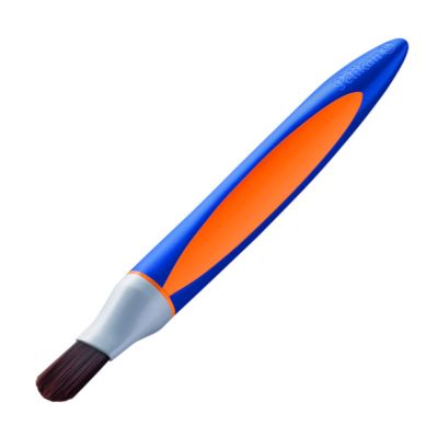 Pensula nr.10, varf limba de pisica, par sintetic, culoare portocaliu, Griffix Pelikan