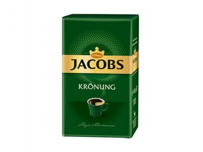 Cafea macinata, cu cofeina, 250g, Jacobs Kronung 
