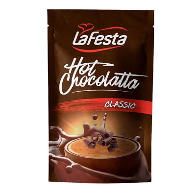 Ciocolata calda Classico, 25g/plic, 10plic/cutie, LaFesta 