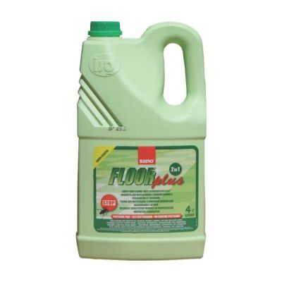 Detergent pentru orice tip de pardoseli, 4L, respinge insectele, Sano Floor Plus