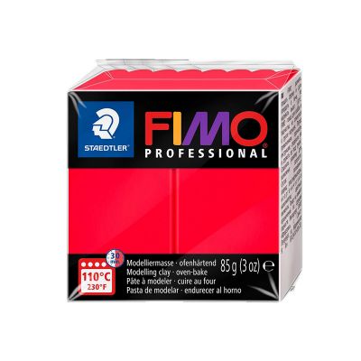 Plastilina, 85g/buc, Fimo Professional, Staedtler, true red