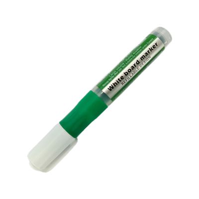 Marker whiteboard 2 mm, varf rotund, reincarcabil, verde
