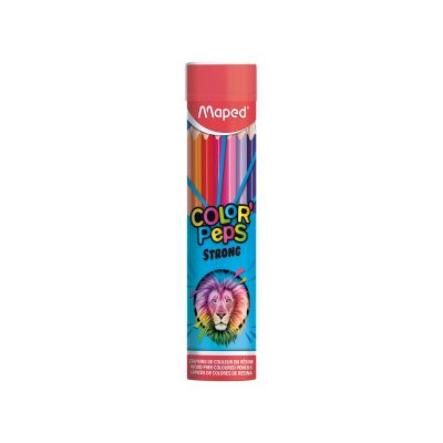 Creioane colorate, 24culori/set, Pulse Color'Peps Strong Maped