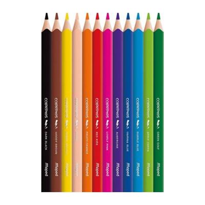 Creioane colorate, 12culori/set, Color-Peps Strong Jumbo Maped