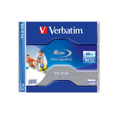 BD-R dual layer printabil, 50Gb, 6x, Verbatim