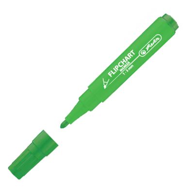 Marker flipchart, varf 1-3mm, Herlitz,verde