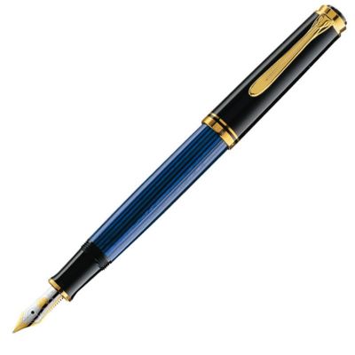Stilou Pelikan Souveran M400, albastru, penita F 