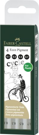 Liner 4grosimi/set, Ecco Pigment Faber-Castell