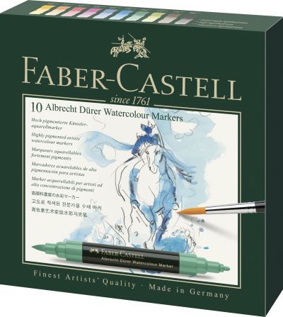 Set 10 Markere Solubile A.Durer Faber-Castell