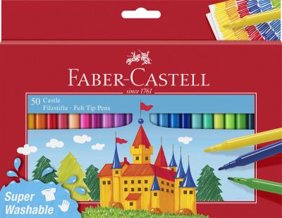 Carioci 50 culori/set, Faber-Castell