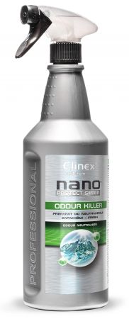 CLINEX NanoProtect Odour Killer - Fresh, 1 litru, cu pulverizator, odorizant lichid - neutralizeaza