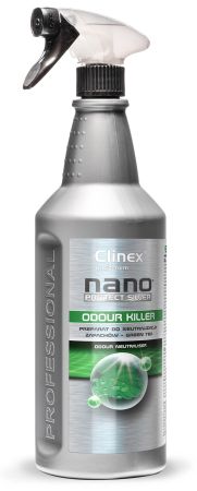 CLINEX NanoProtect Odour Killer - Green Tea, 1 litru, cu pulverizator, odorizant lichid - neutralize