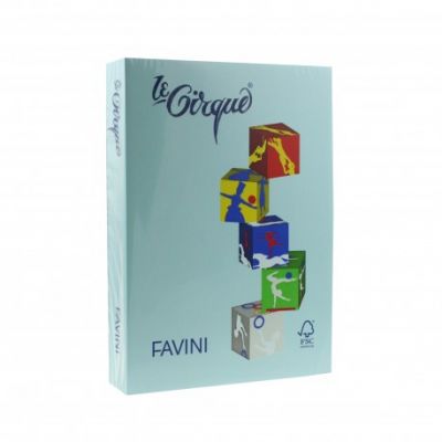 Carton color A4, 160g/mp, 250coli/top, Favini (106), albastru deschis