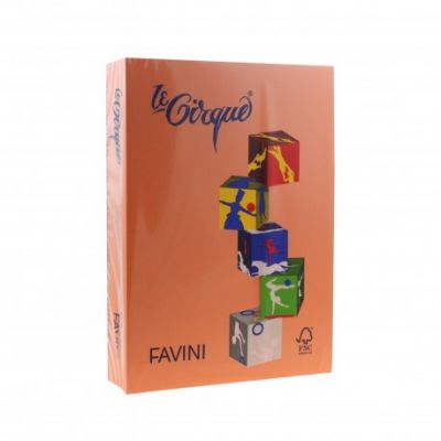 Carton color A4, 160g/mp, 250coli/top, Favini (205), portocaliu