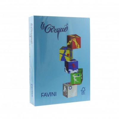 Carton color A4, 160g/mp, 250coli/top, Favini (204), albastru inchis