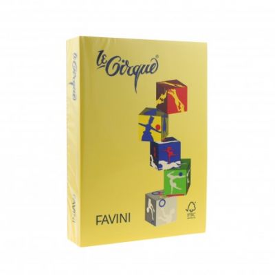 Carton color A4, 160g/mp, 250coli/top, Favini (200), galben inchis