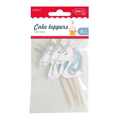 Accesorii craft cake toppers unicorni, Daco